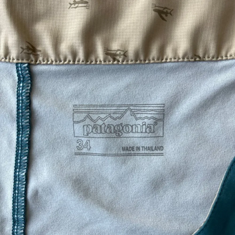 Patagonia Men's Stretch Planing Swim Trunks Board Shorts sz 34